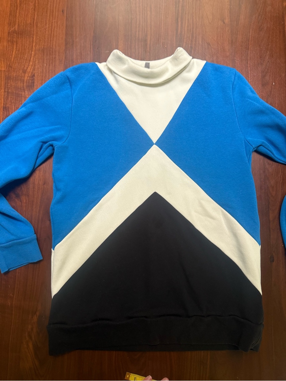 Talbots blue  & Black sweater size M
